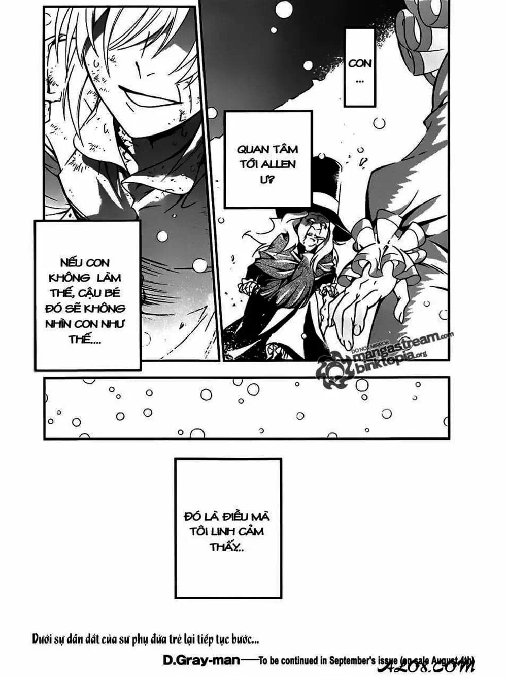 Truyện Tranh Quái Vật Sinh Ra Từ Linh Hồn Chết Chóc - D. Gray-Man trang 8