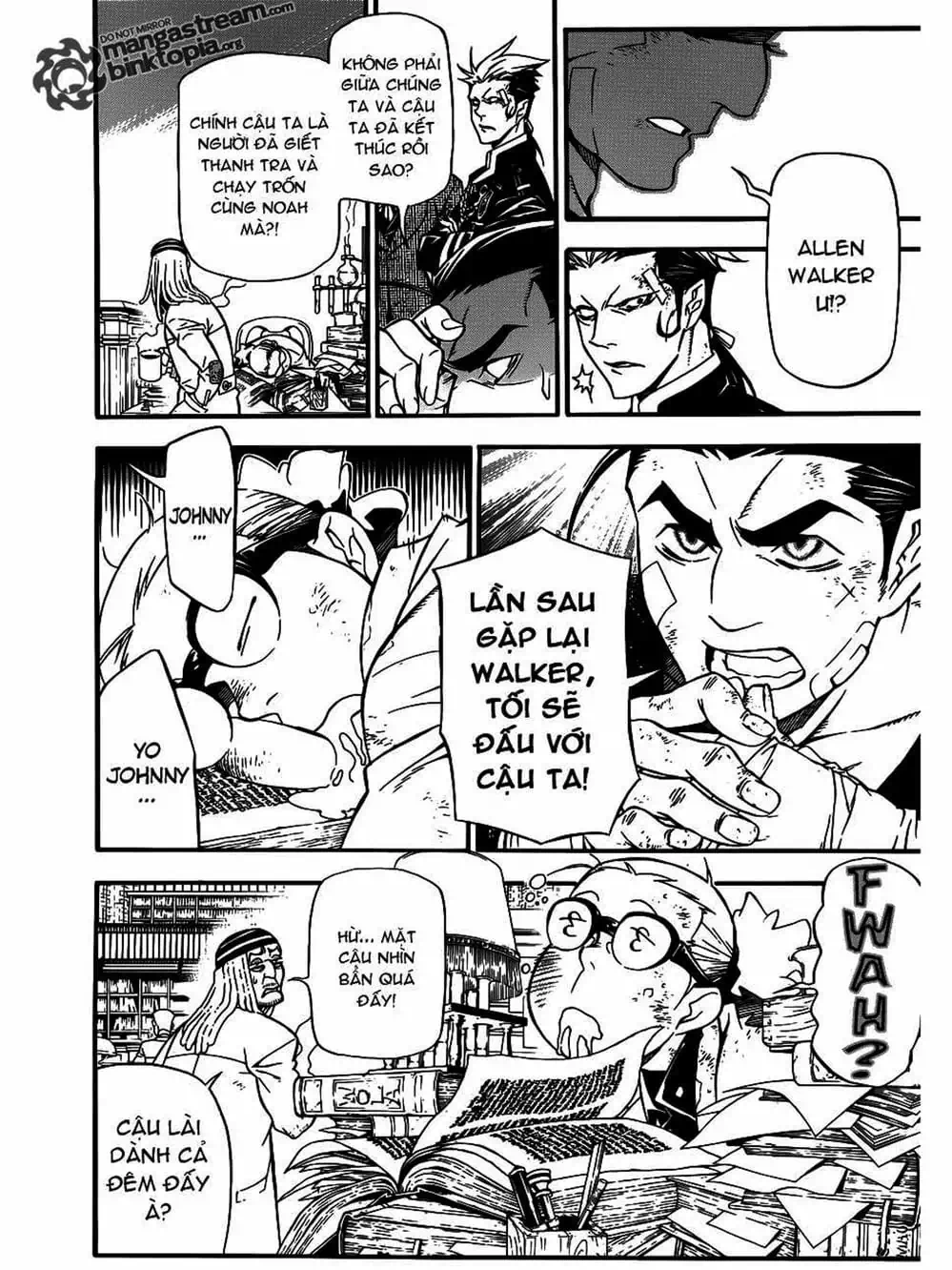 Truyện Tranh Quái Vật Sinh Ra Từ Linh Hồn Chết Chóc - D. Gray-Man trang 8