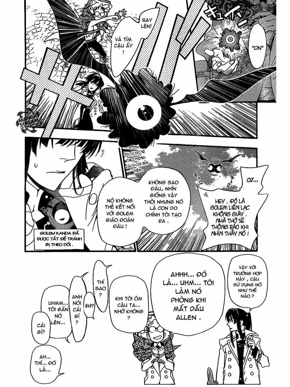 Truyện Tranh Quái Vật Sinh Ra Từ Linh Hồn Chết Chóc - D. Gray-Man trang 8