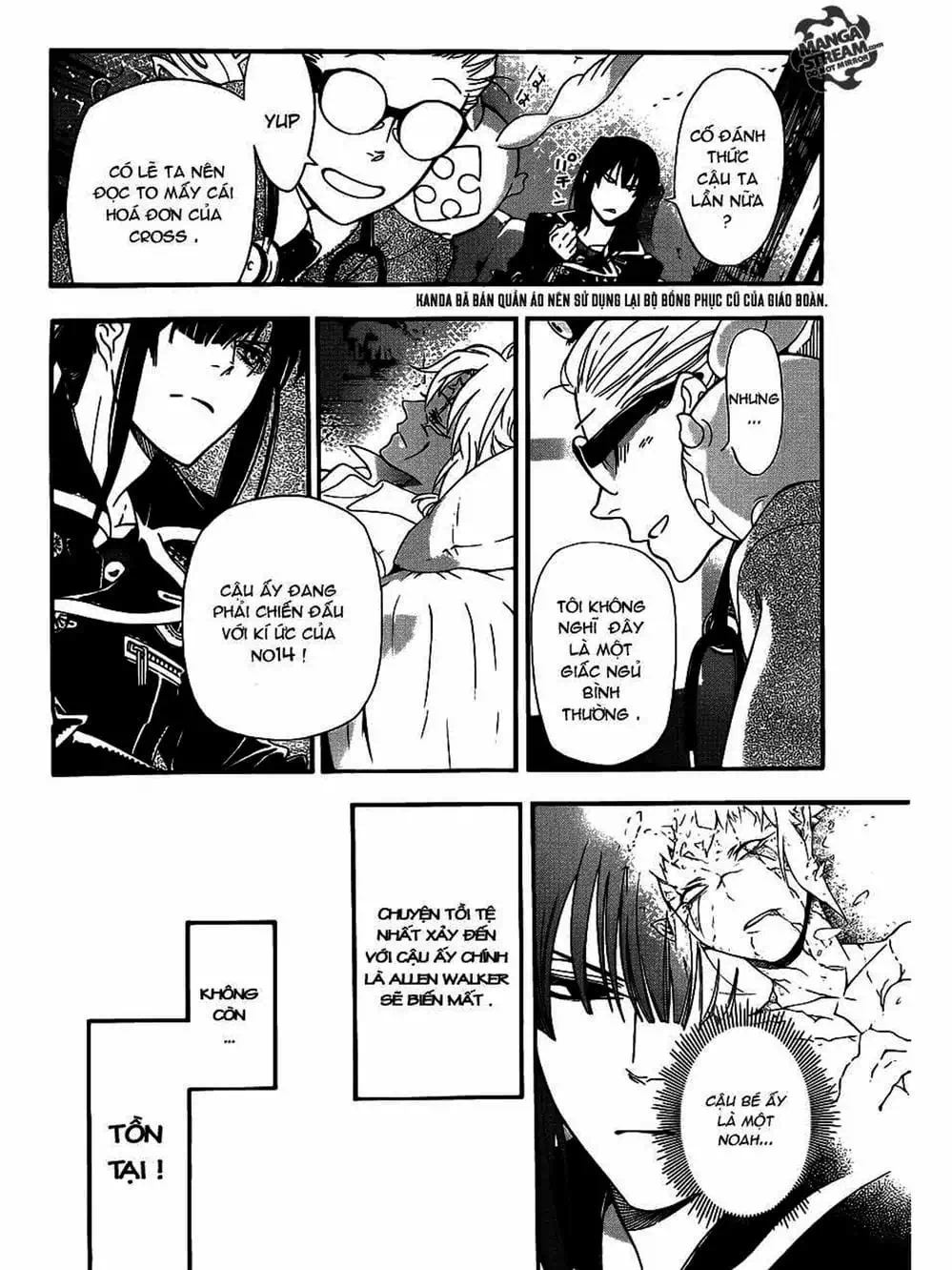 Truyện Tranh Quái Vật Sinh Ra Từ Linh Hồn Chết Chóc - D. Gray-Man trang 8