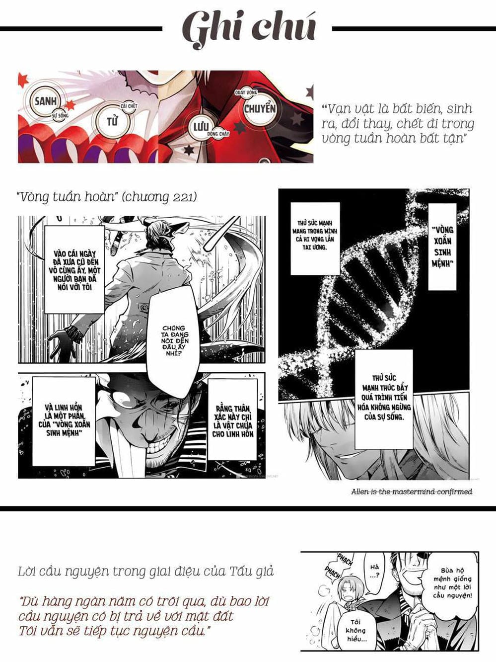 Truyện Tranh Quái Vật Sinh Ra Từ Linh Hồn Chết Chóc - D. Gray-Man trang 8