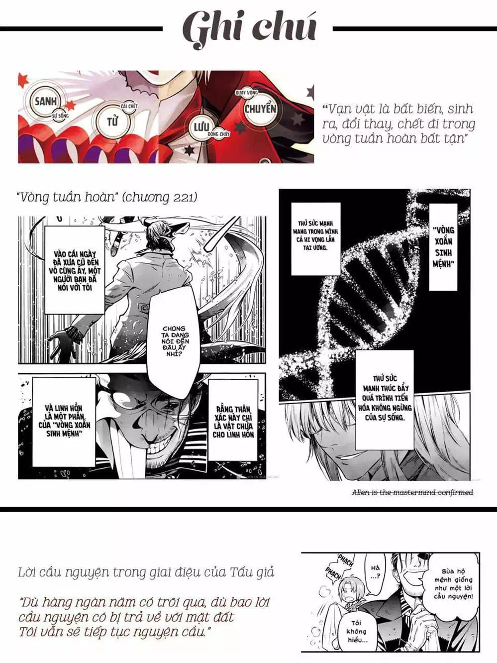 Truyện Tranh Quái Vật Sinh Ra Từ Linh Hồn Chết Chóc - D. Gray-Man trang 8