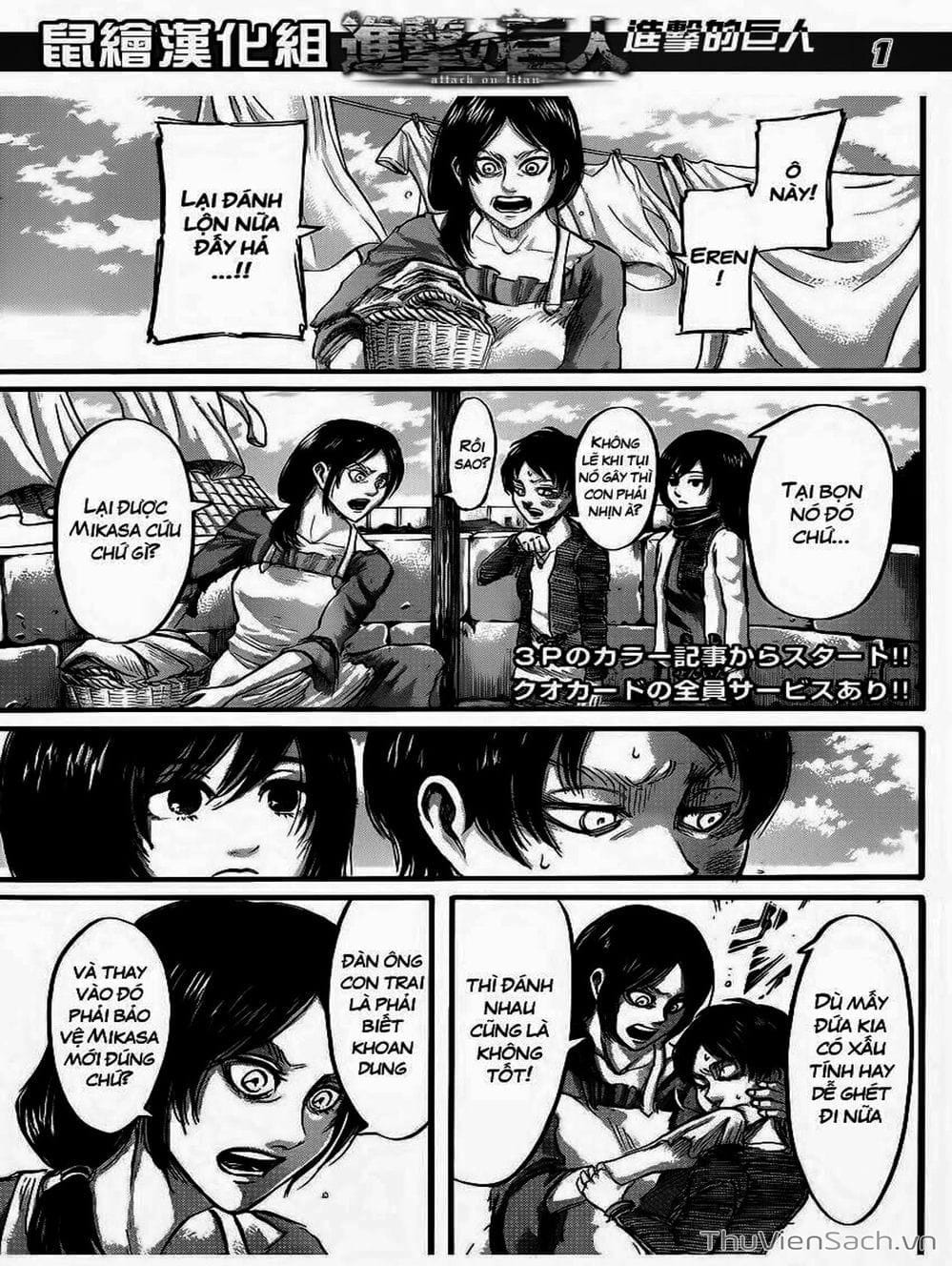 Truyện Tranh Đại Chiến Titan - Attack On Titan trang 8