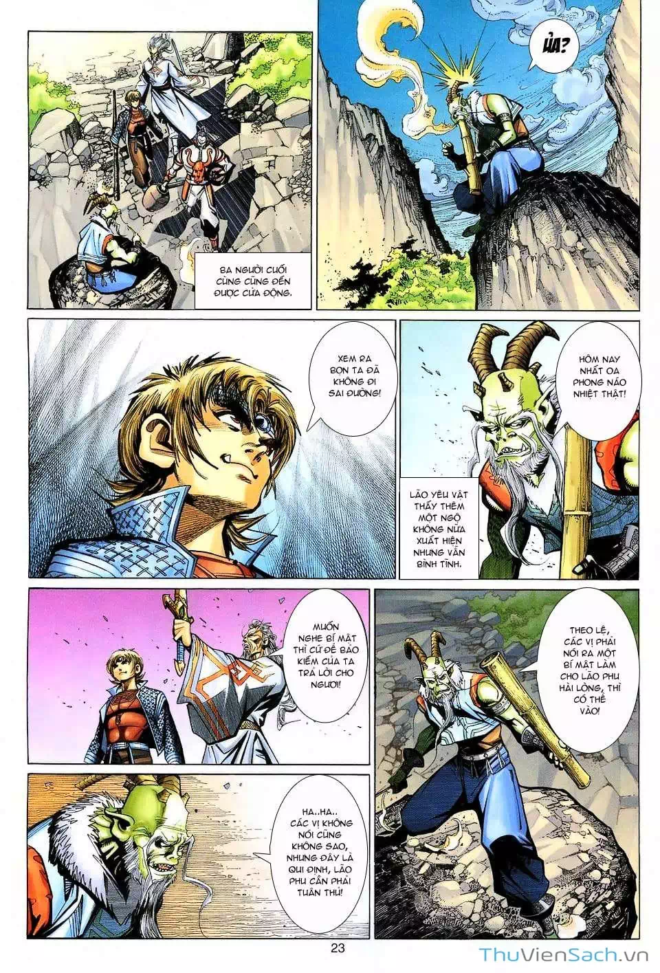 Truyện Tranh Đại Thánh Vương trang 4