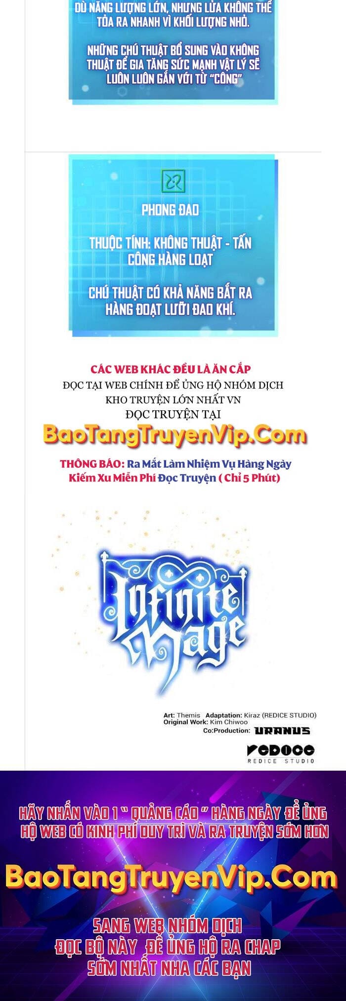 Truyện Tranh Đại Pháp Sư Toàn Năng - Infinite Mage trang 5