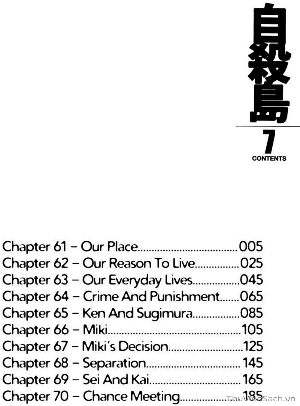 Truyện Tranh Đảo Tự Sát - Suicide Island trang 3