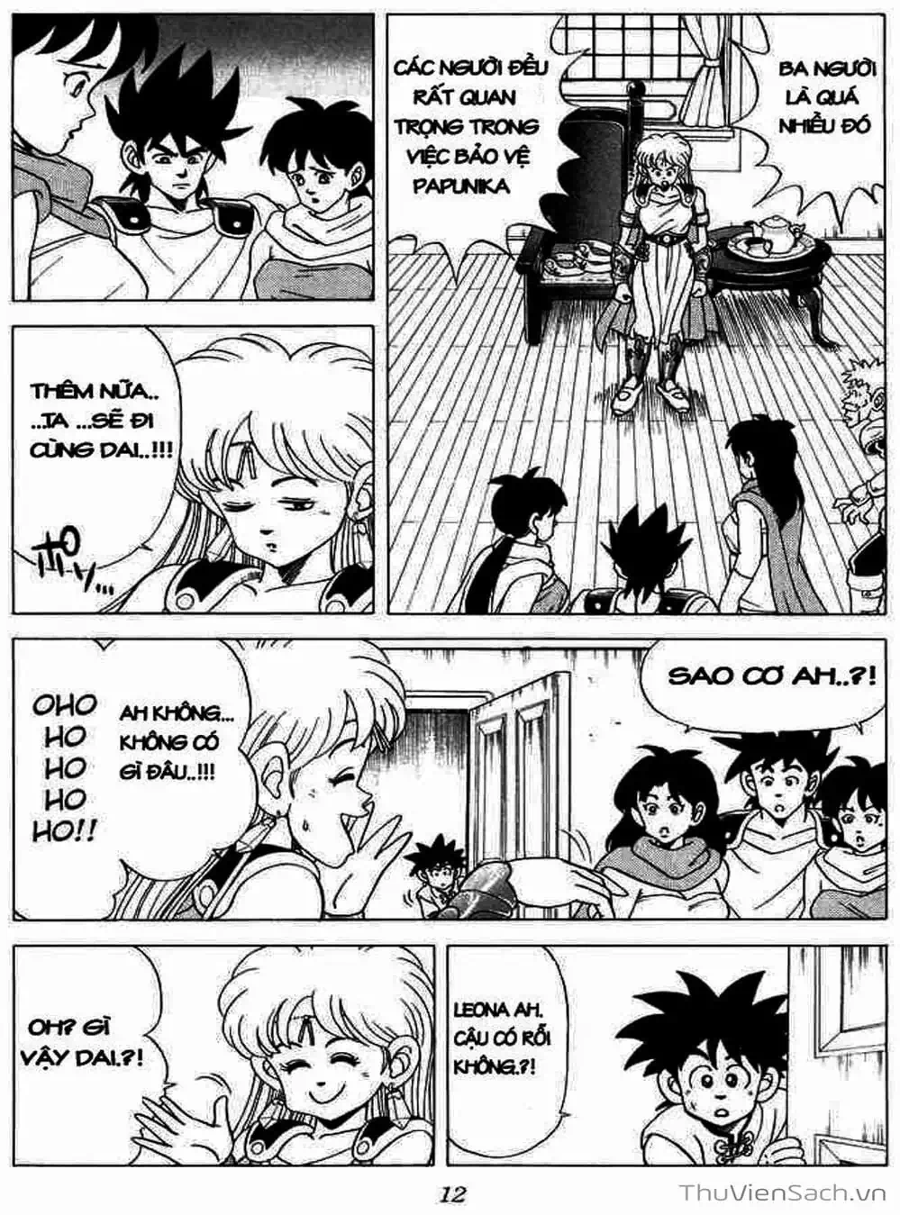 Truyện Tranh Dấu Ấn Rồng Thiêng - Dragon Quest trang 4