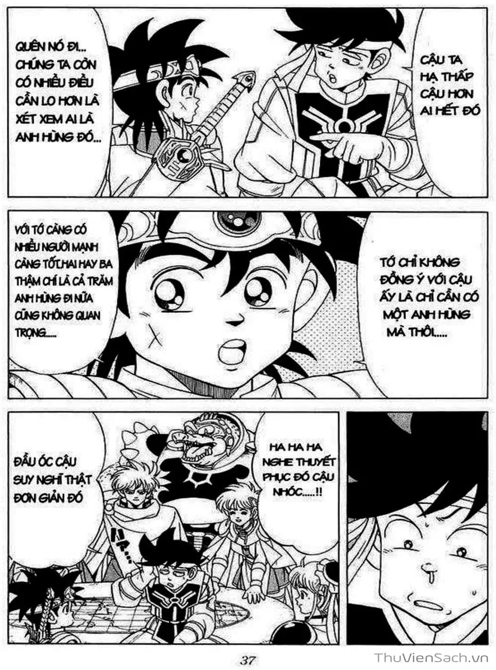 Truyện Tranh Dấu Ấn Rồng Thiêng - Dragon Quest trang 4