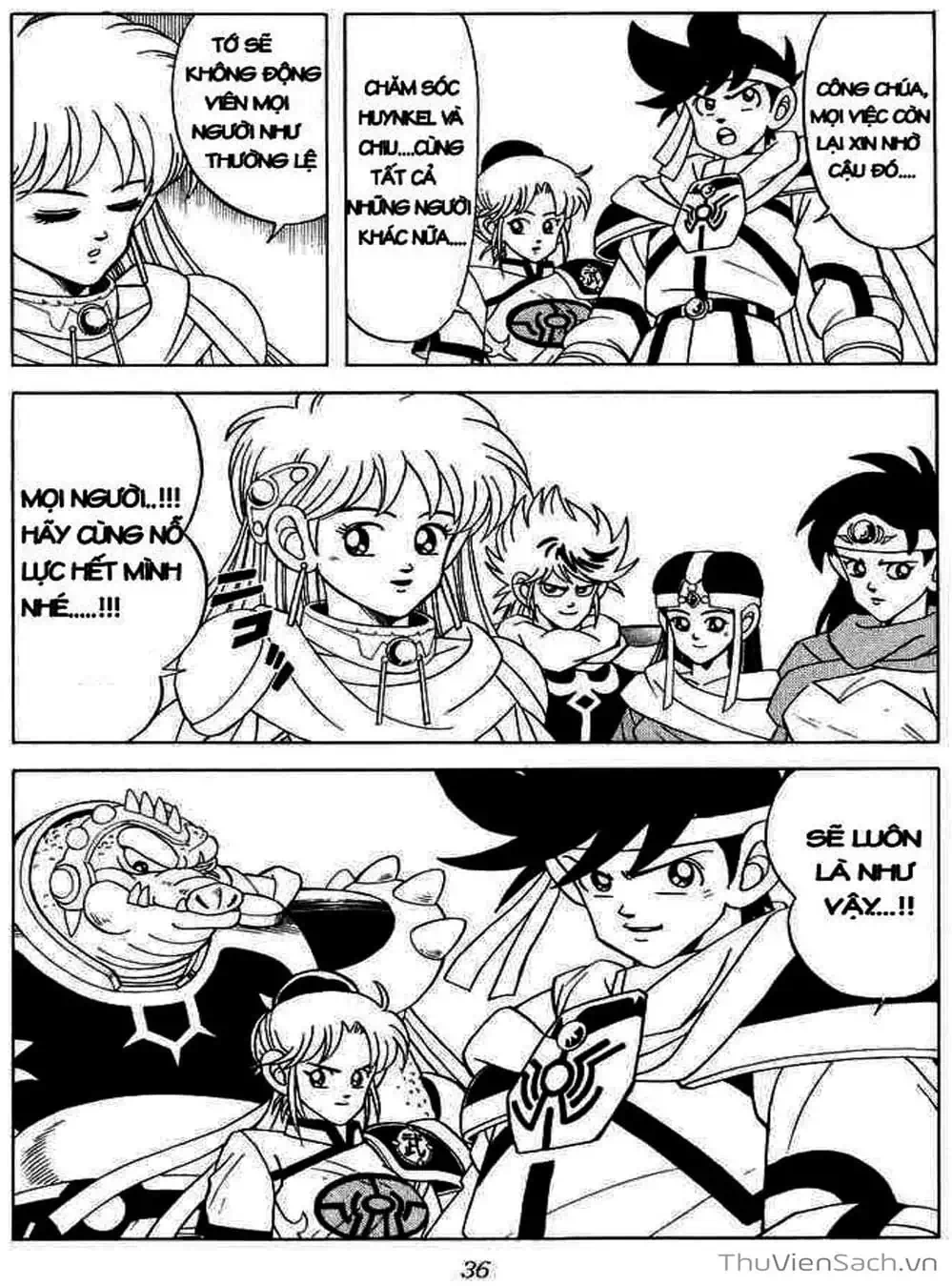 Truyện Tranh Dấu Ấn Rồng Thiêng - Dragon Quest trang 4