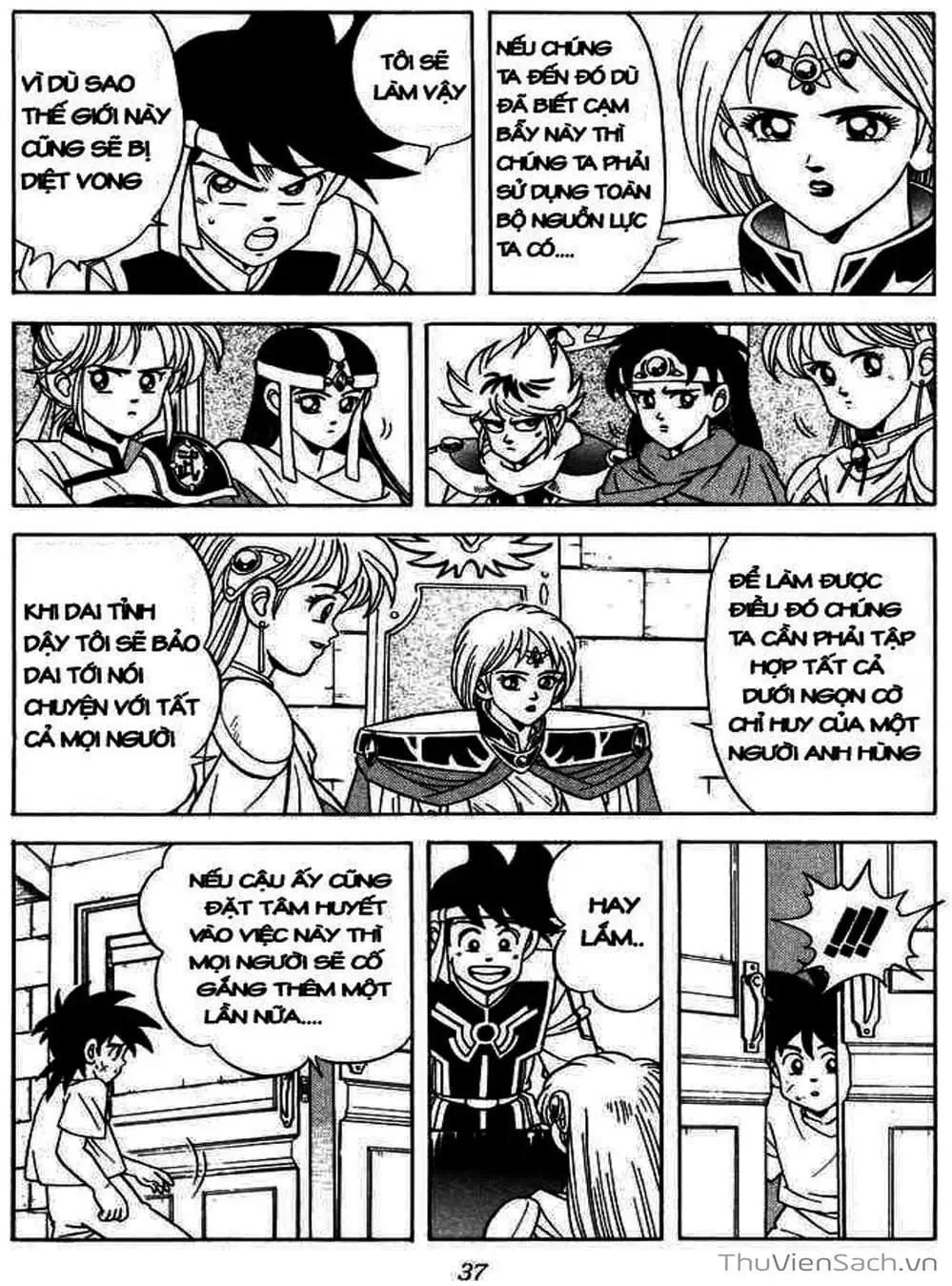 Truyện Tranh Dấu Ấn Rồng Thiêng - Dragon Quest trang 4