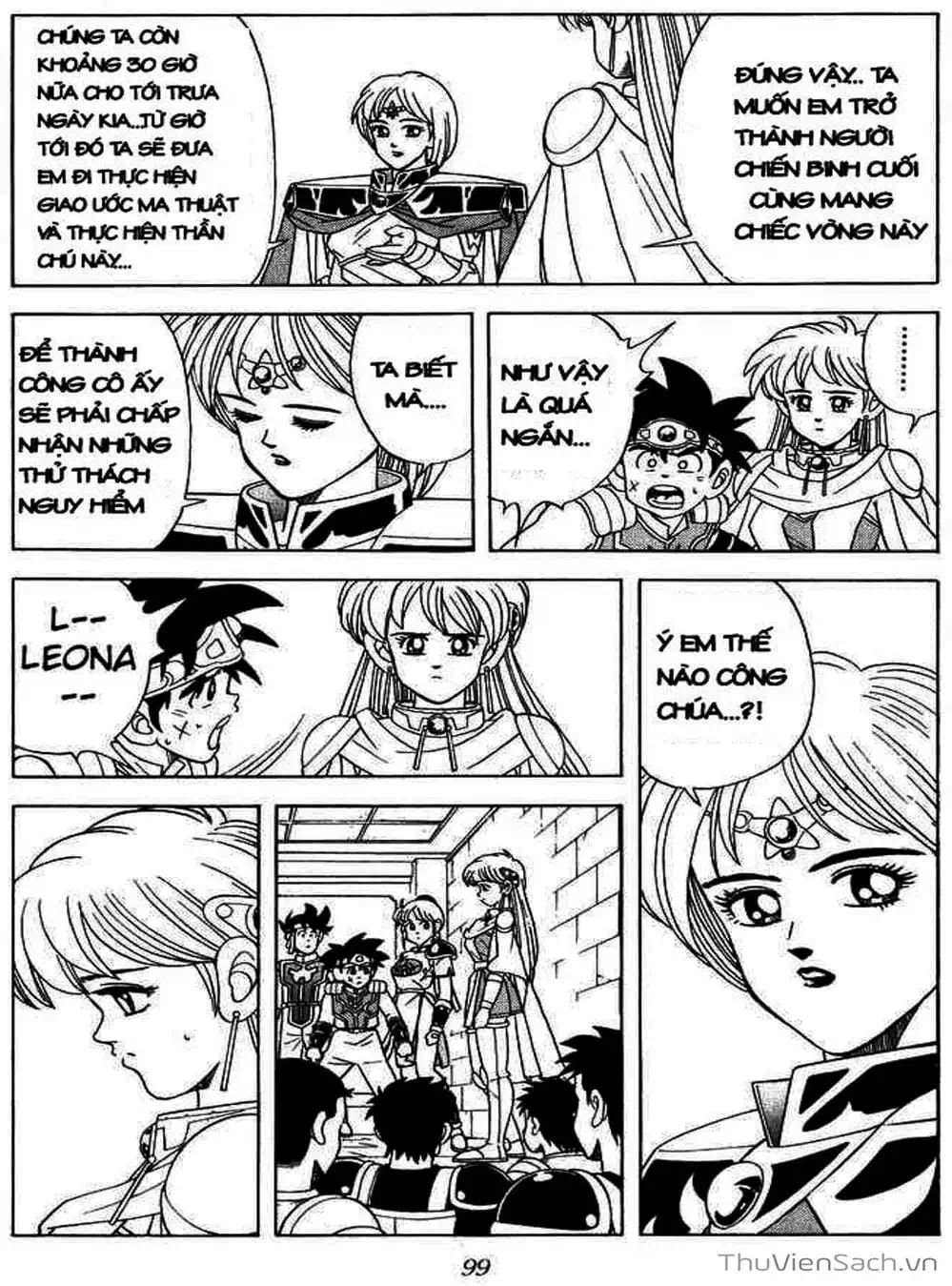 Truyện Tranh Dấu Ấn Rồng Thiêng - Dragon Quest trang 4