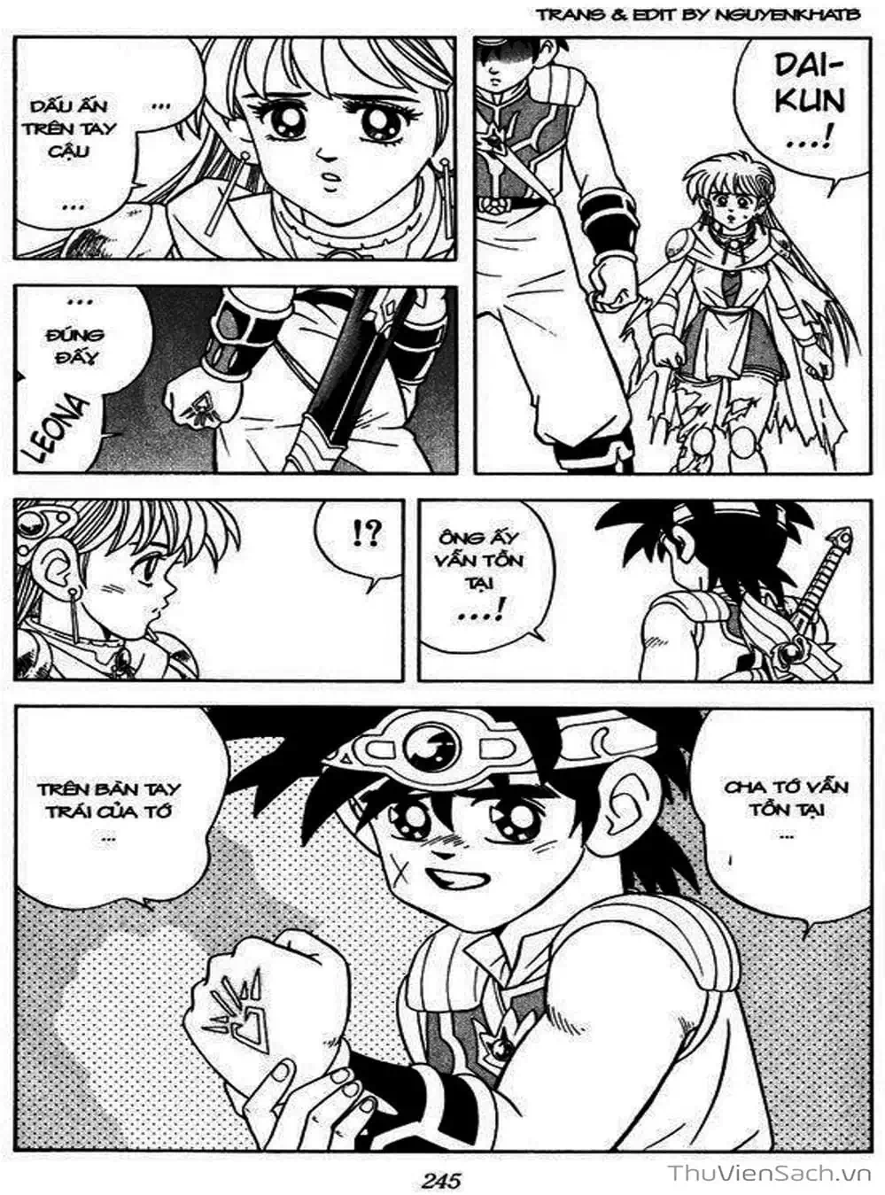 Truyện Tranh Dấu Ấn Rồng Thiêng - Dragon Quest trang 4