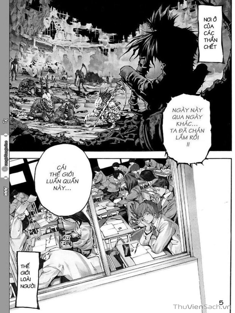 Truyện Tranh Cuốn Sổ Thiên Mệnh - Death Note trang 3