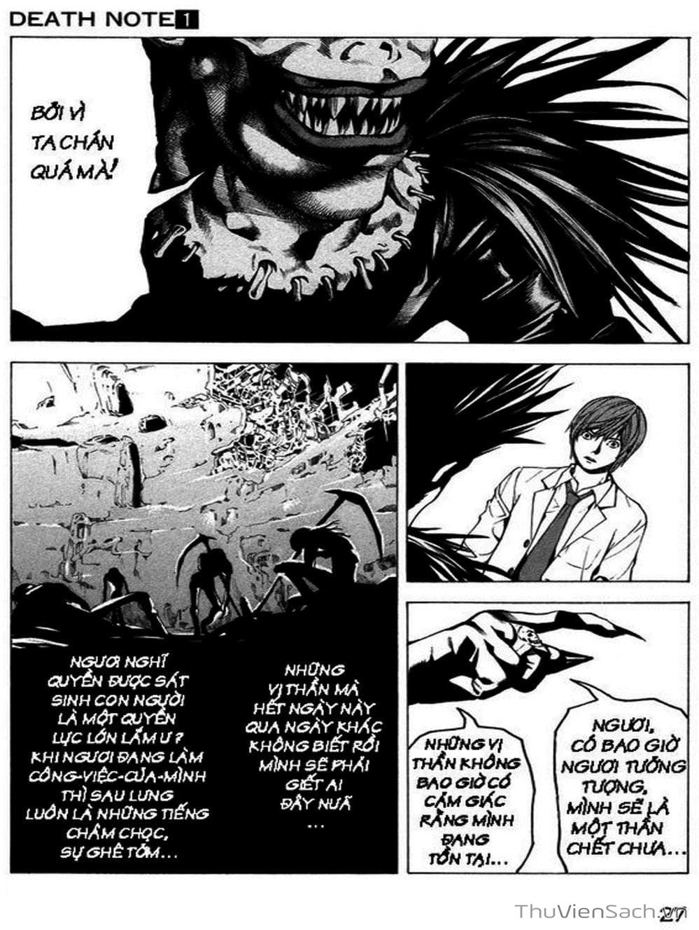Truyện Tranh Cuốn Sổ Thiên Mệnh - Death Note trang 3