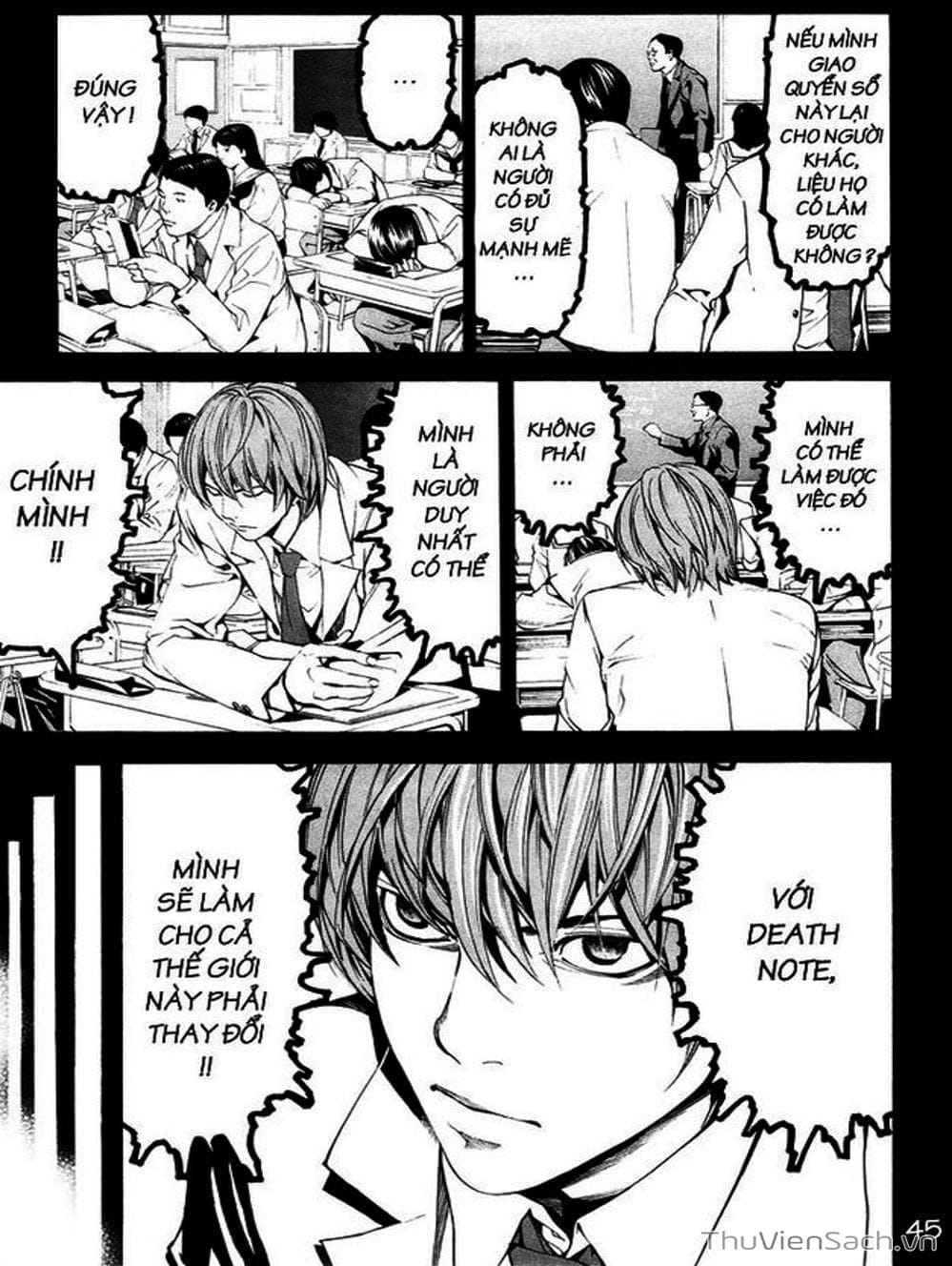 Truyện Tranh Cuốn Sổ Thiên Mệnh - Death Note trang 3