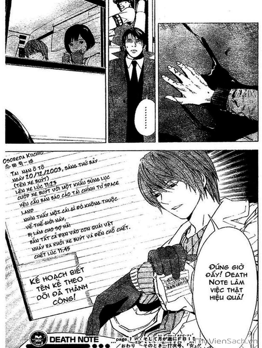 Truyện Tranh Cuốn Sổ Thiên Mệnh - Death Note trang 3
