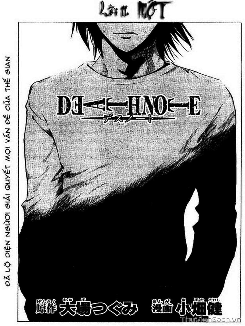 Truyện Tranh Cuốn Sổ Thiên Mệnh - Death Note trang 3
