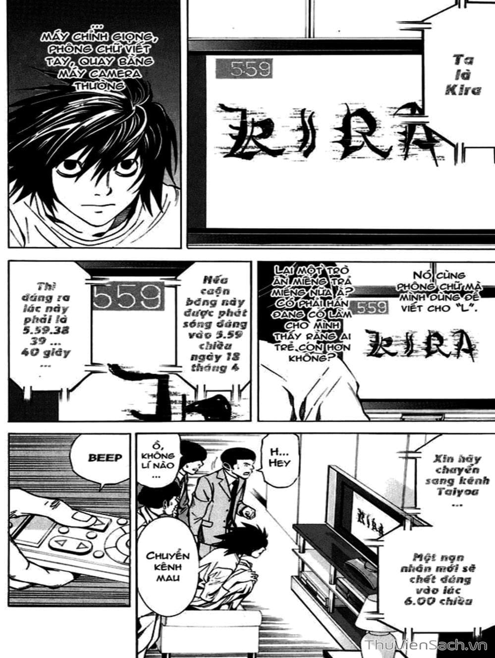 Truyện Tranh Cuốn Sổ Thiên Mệnh - Death Note trang 3