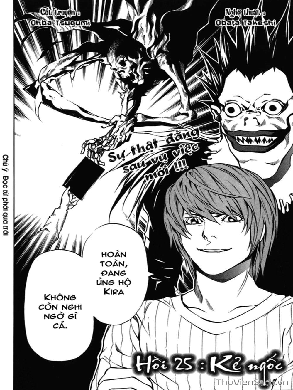 Truyện Tranh Cuốn Sổ Thiên Mệnh - Death Note trang 3