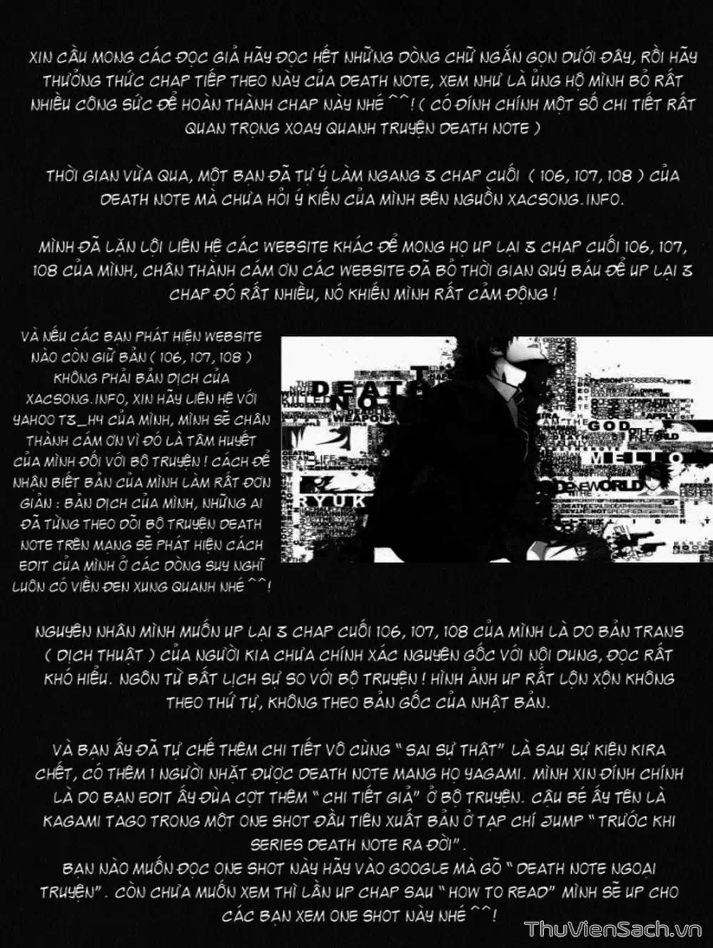 Truyện Tranh Cuốn Sổ Thiên Mệnh - Death Note trang 3