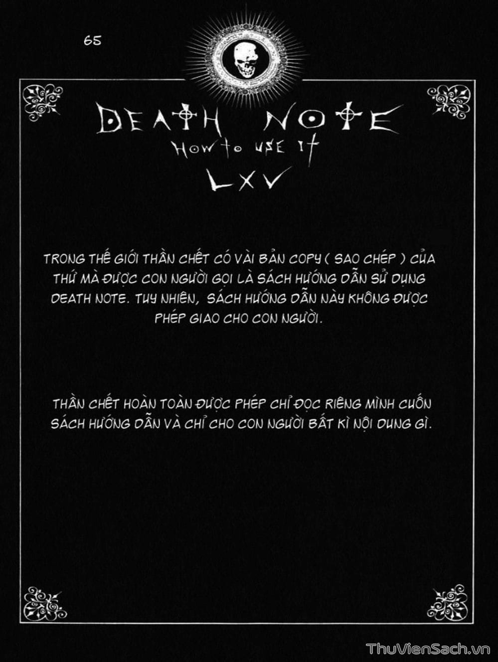 Truyện Tranh Cuốn Sổ Thiên Mệnh - Death Note trang 3