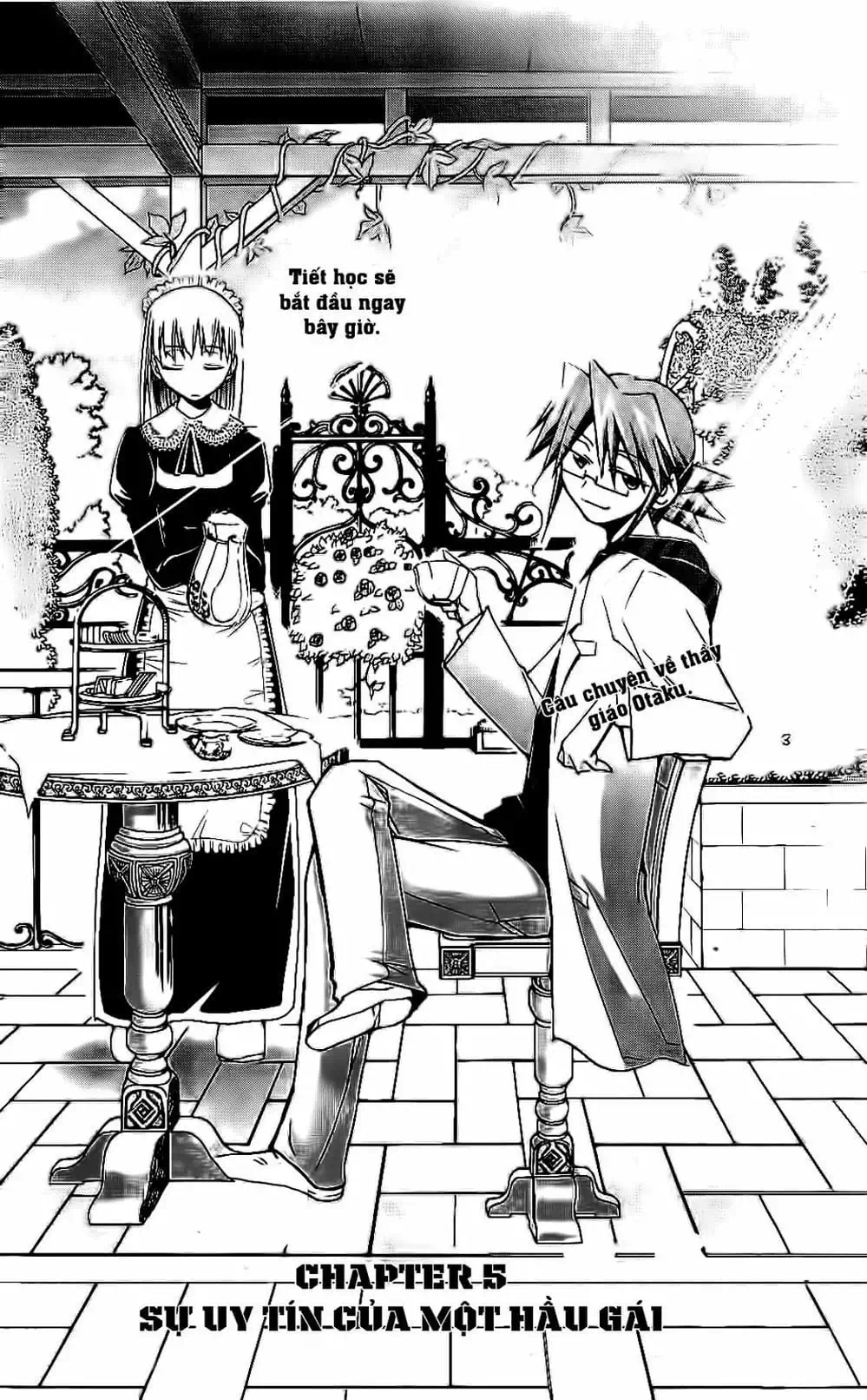 Truyện Tranh Thầy Giáo Lập Dị - Denpa Kyoushi trang 3