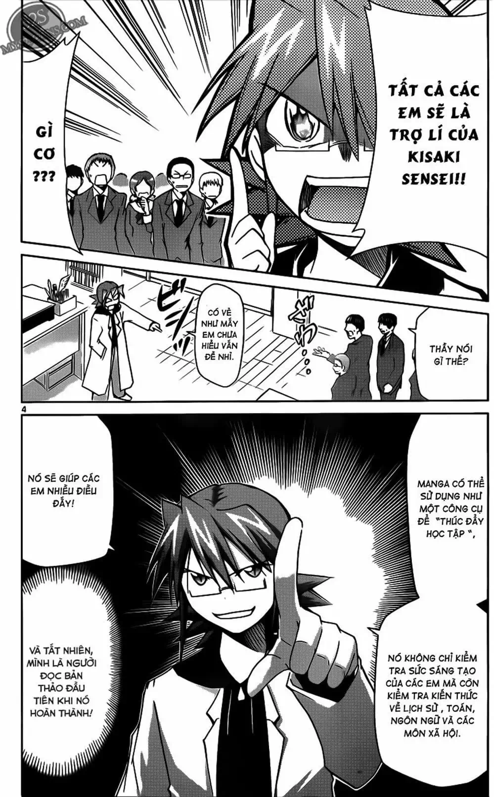 Truyện Tranh Thầy Giáo Lập Dị - Denpa Kyoushi trang 3