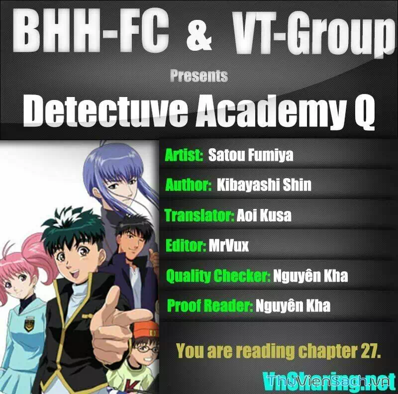 Truyện Tranh Học Viện Thám Tử Q - Detective Academy trang 6