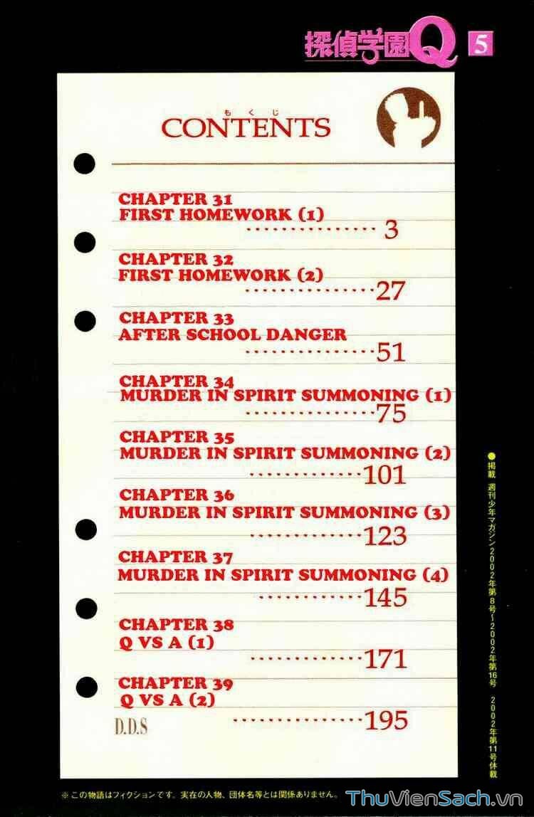 Truyện Tranh Học Viện Thám Tử Q - Detective Academy trang 6