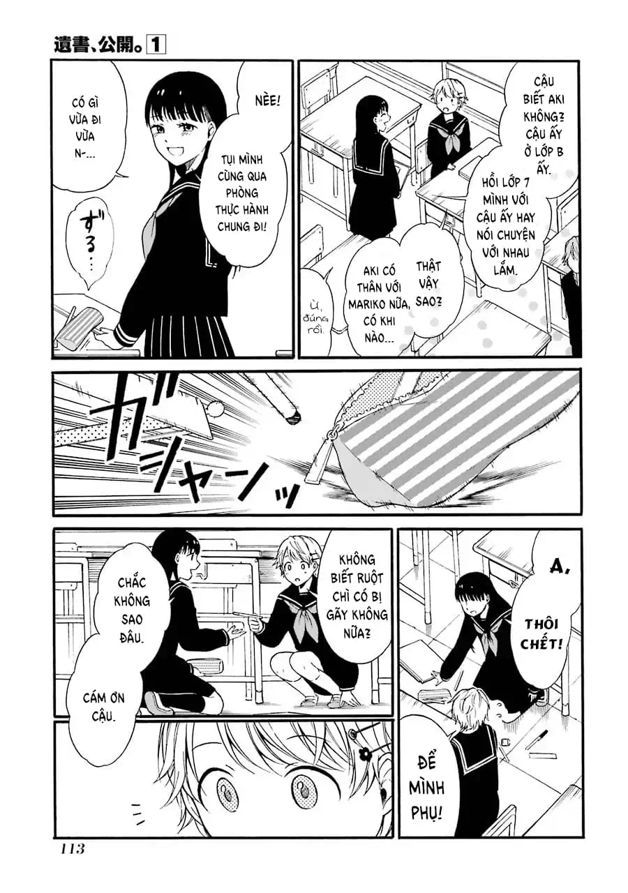 Truyện Tranh Di Thư Trên Bàn - A Message To The Desk trang 6