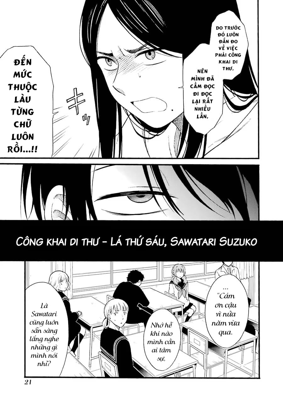 Truyện Tranh Di Thư Trên Bàn - A Message To The Desk trang 6