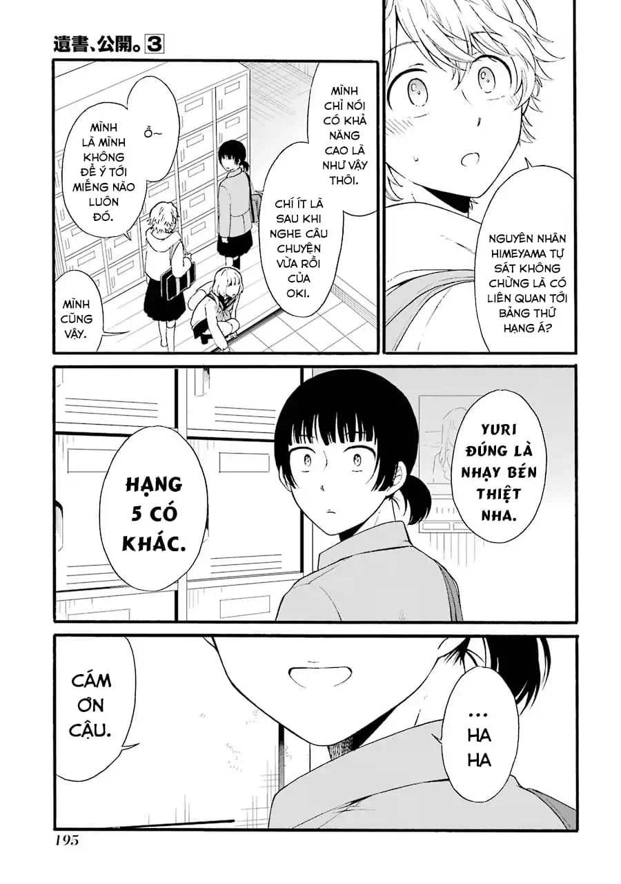 Truyện Tranh Di Thư Trên Bàn - A Message To The Desk trang 6