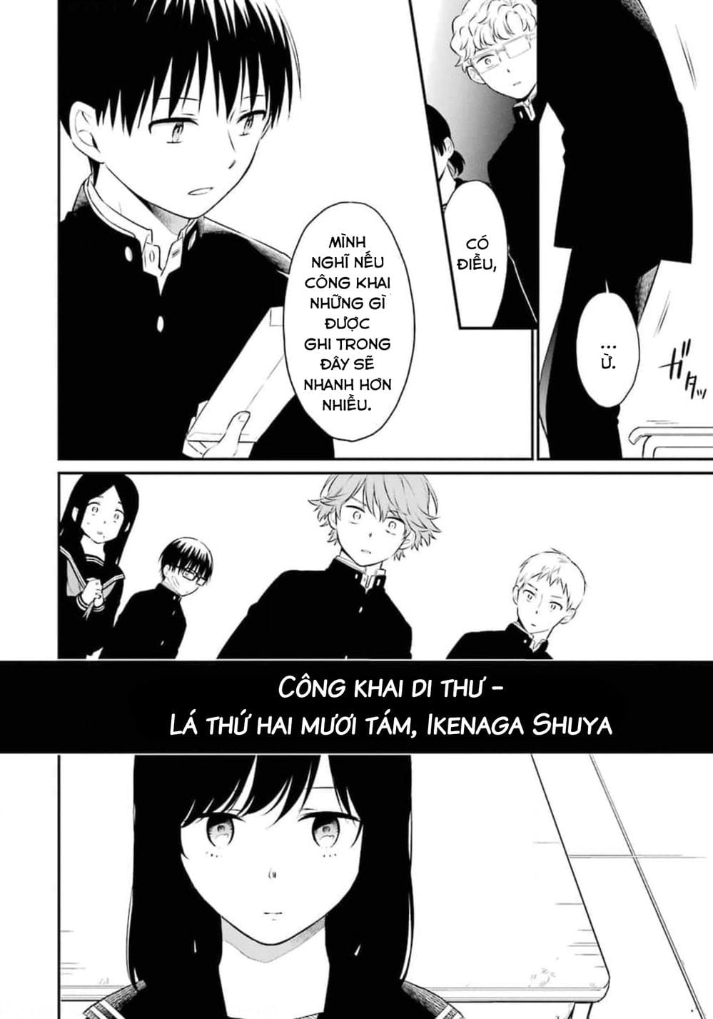 Truyện Tranh Di Thư Trên Bàn - A Message To The Desk trang 6