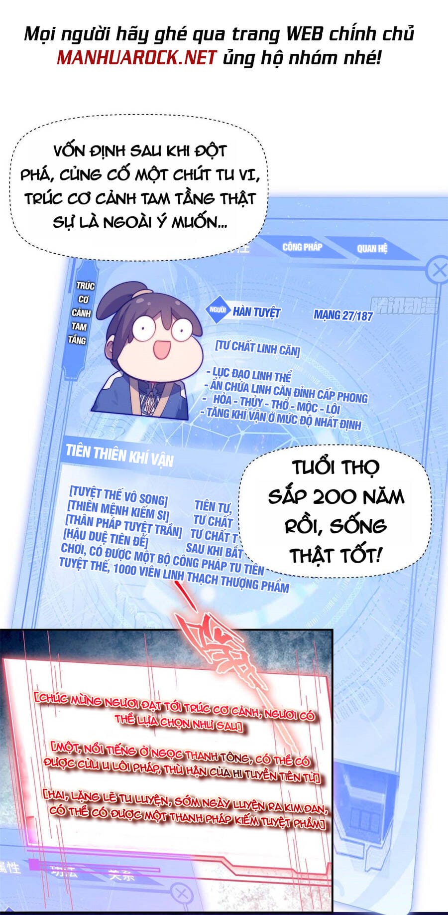 Truyện Tranh Đỉnh Cấp Khí Vận, Lặng Lẽ Tu Luyện Ngàn Năm trang 6