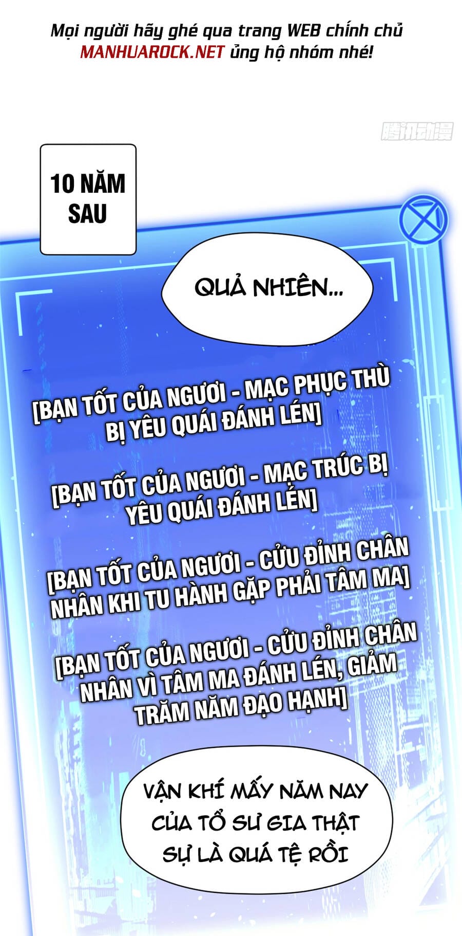 Truyện Tranh Đỉnh Cấp Khí Vận, Lặng Lẽ Tu Luyện Ngàn Năm trang 6