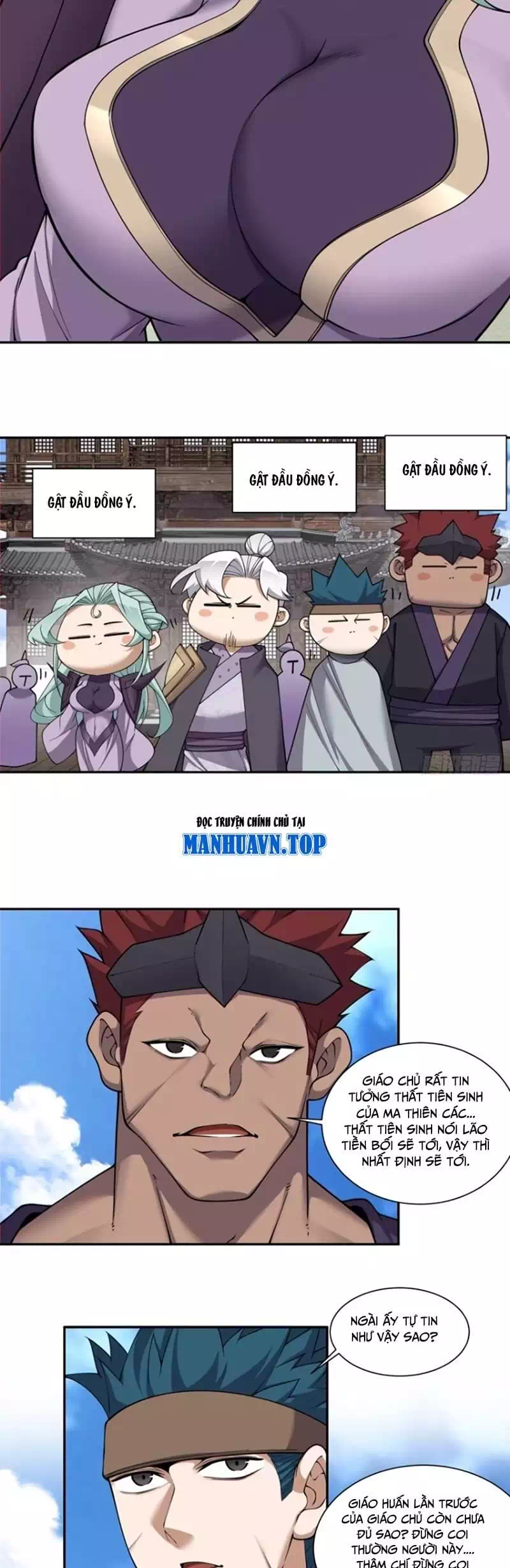 Truyện Tranh Đồ Đệ Của Ta Đều Là Đại Phản Phái trang 4