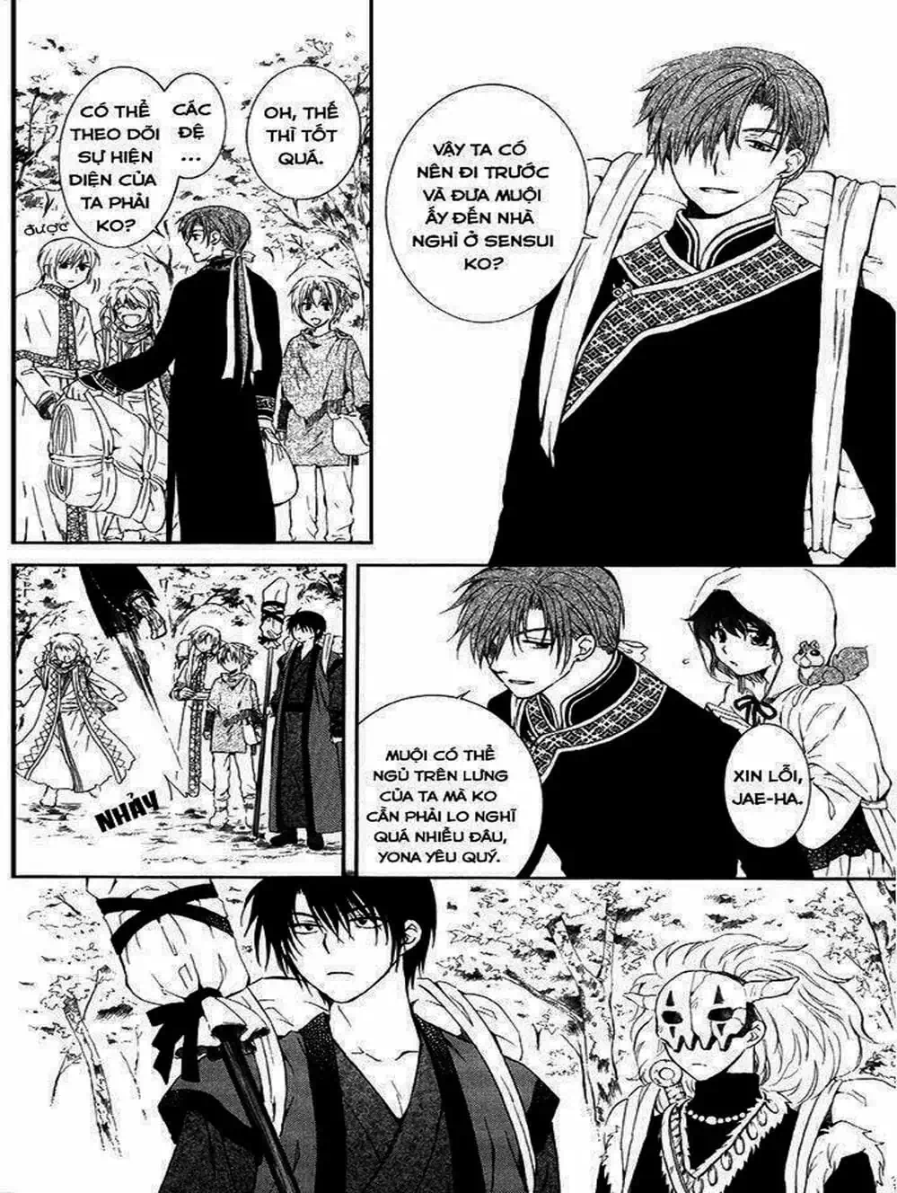 Truyện Tranh Đóa Hoa Bùng Cháy - Yona Of The Dawn trang 7