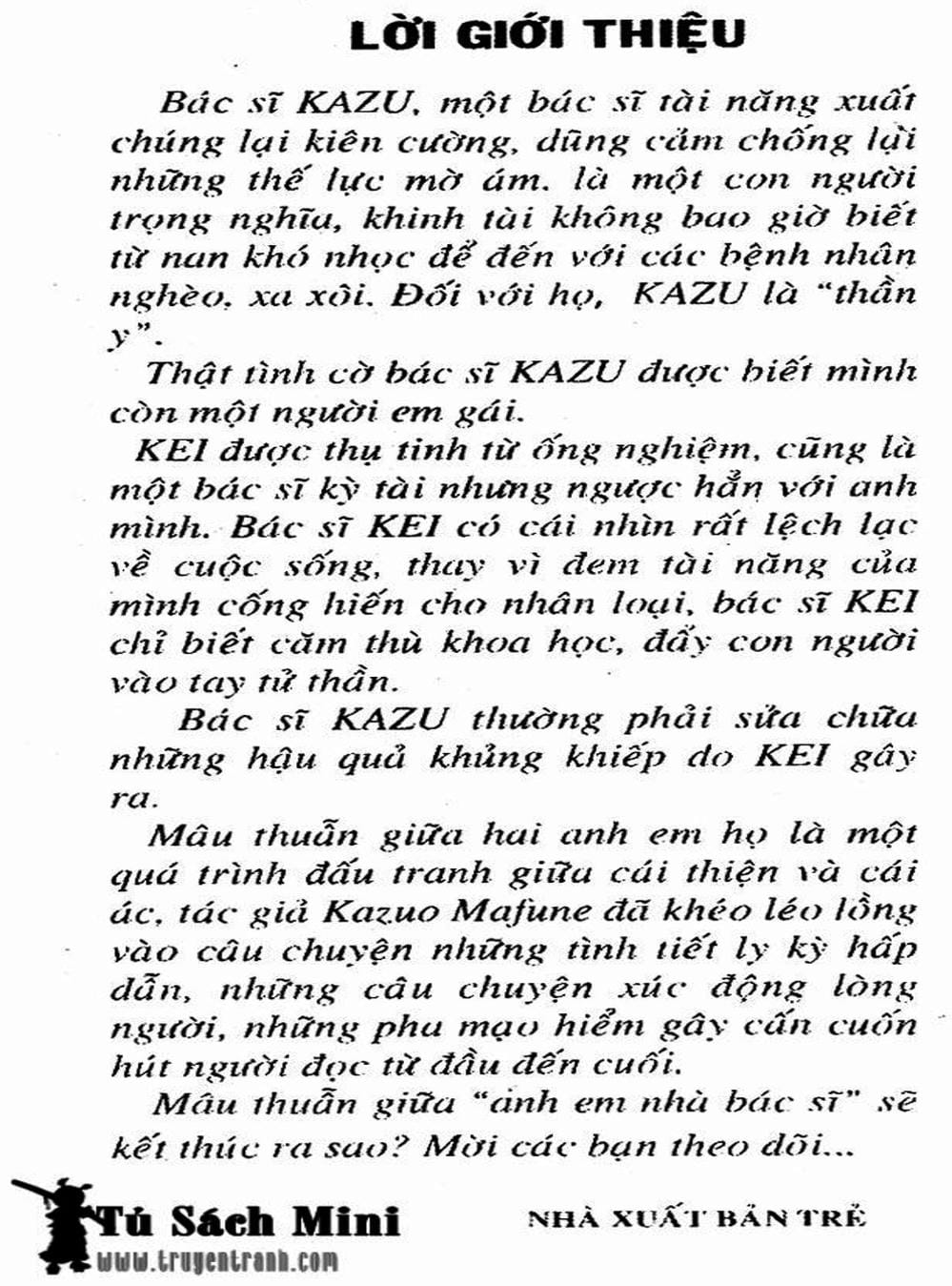 Truyện Tranh Bác Sĩ K - Doctor K trang 3