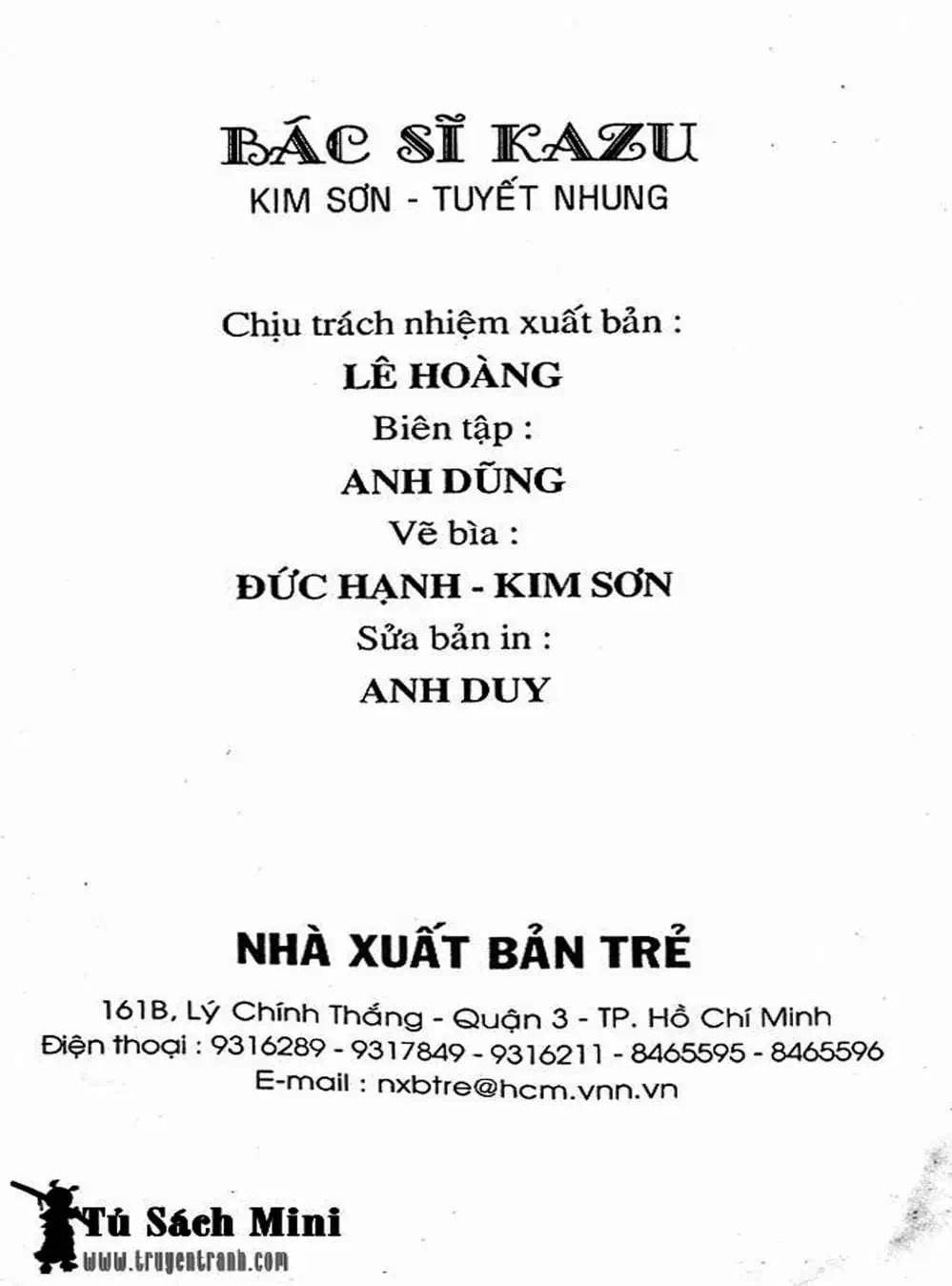 Truyện Tranh Bác Sĩ K - Doctor K trang 3
