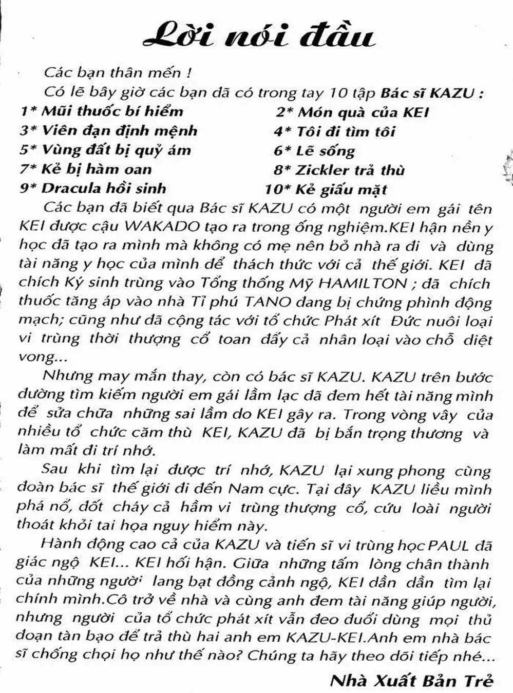 Truyện Tranh Bác Sĩ K - Doctor K trang 3