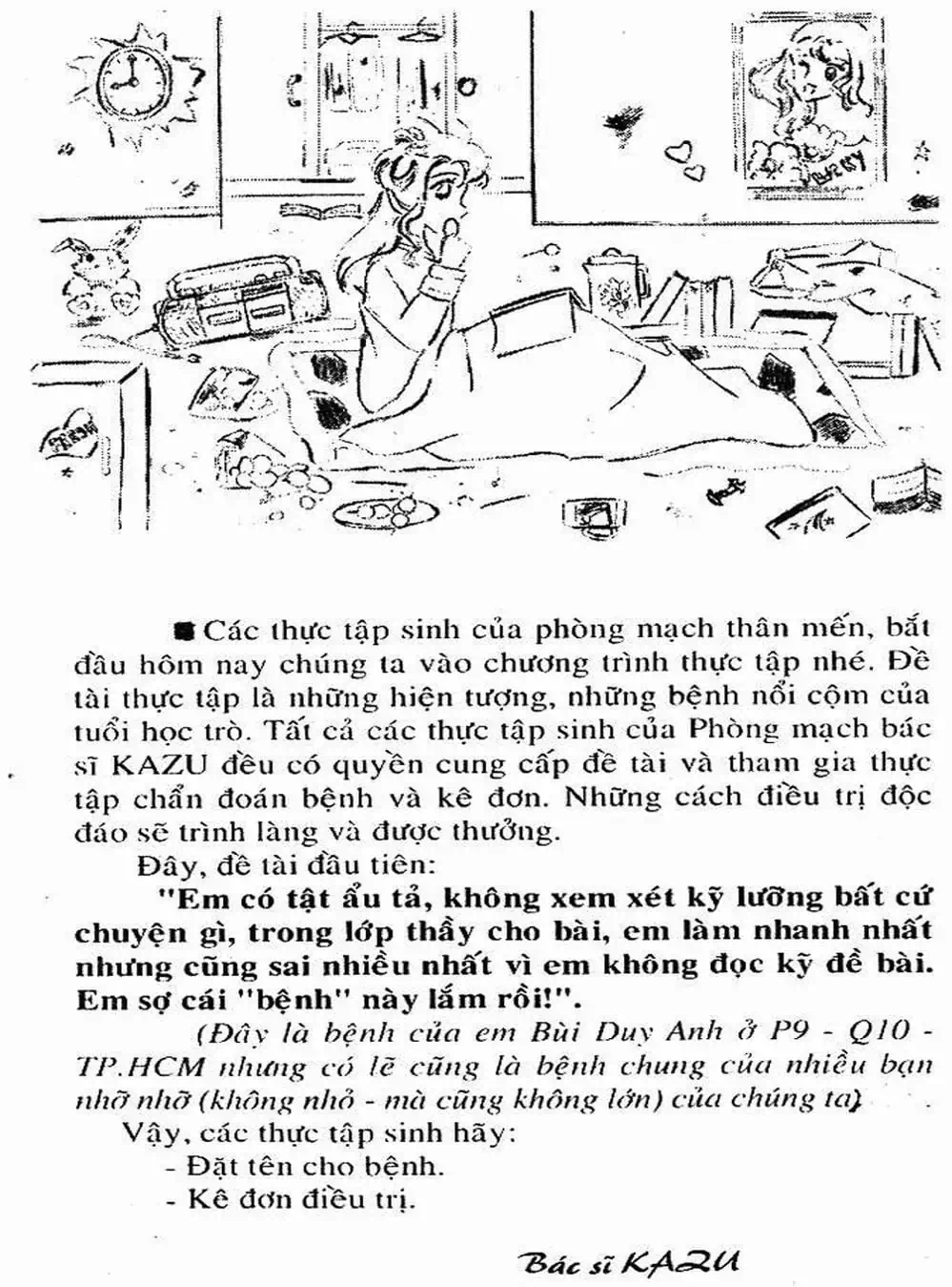 Truyện Tranh Bác Sĩ K - Doctor K trang 3