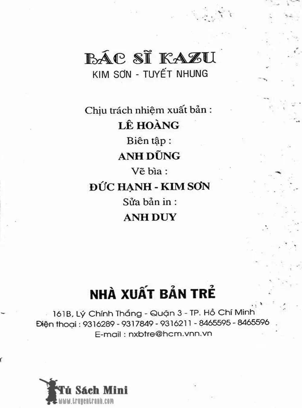 Truyện Tranh Bác Sĩ K - Doctor K trang 3