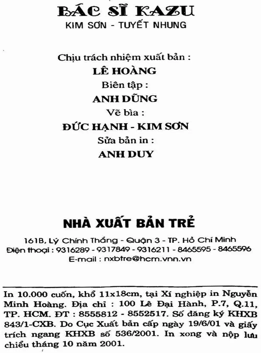 Truyện Tranh Bác Sĩ K - Doctor K trang 3