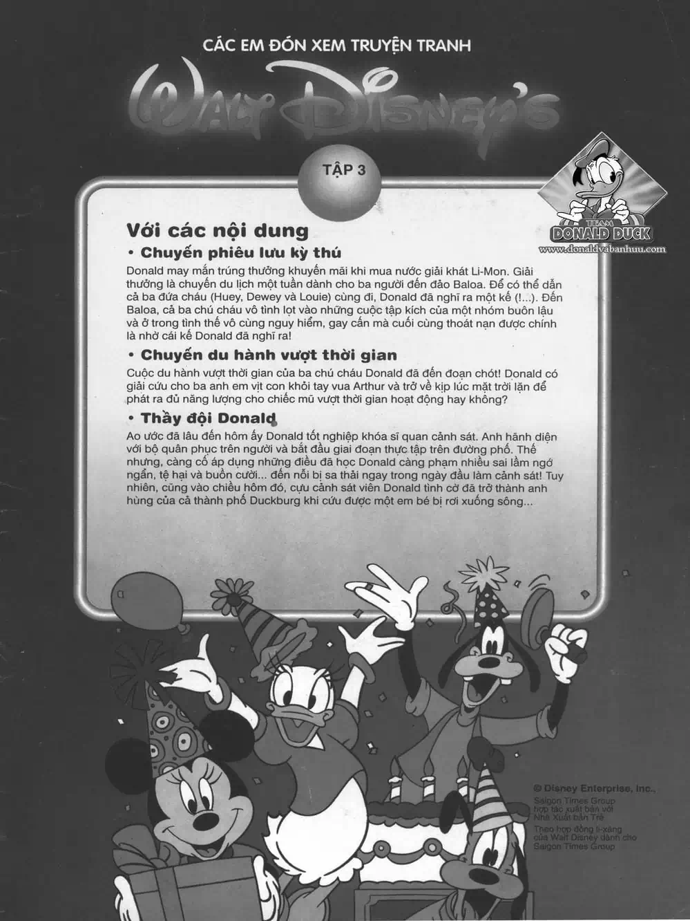 Truyện Tranh Donald Và Bạn Hữu trang 2