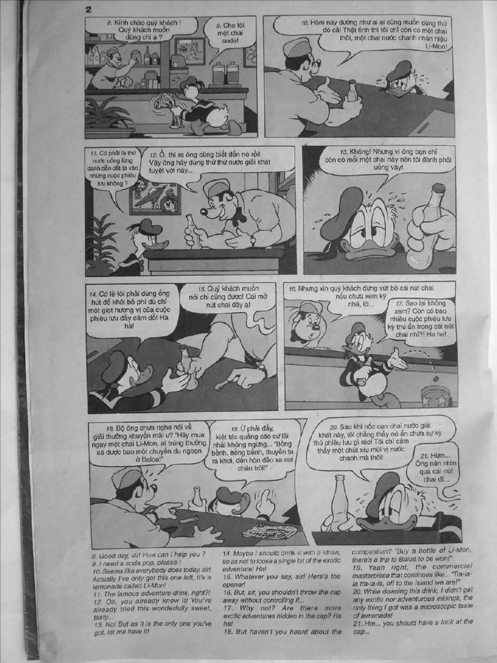 Truyện Tranh Donald Và Bạn Hữu trang 2