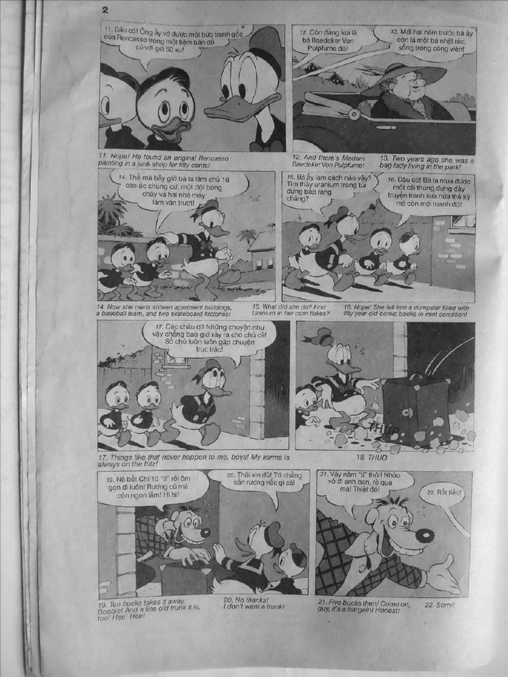 Truyện Tranh Donald Và Bạn Hữu trang 2