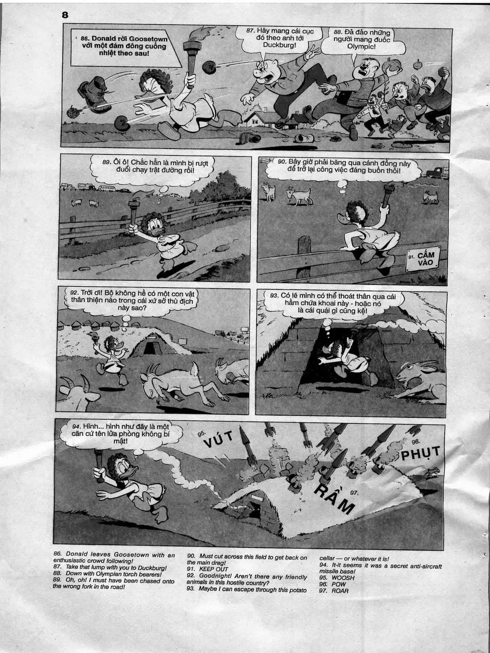 Truyện Tranh Donald Và Bạn Hữu trang 2