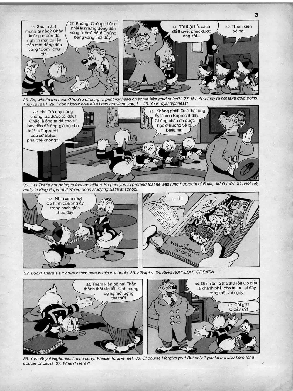 Truyện Tranh Donald Và Bạn Hữu trang 2