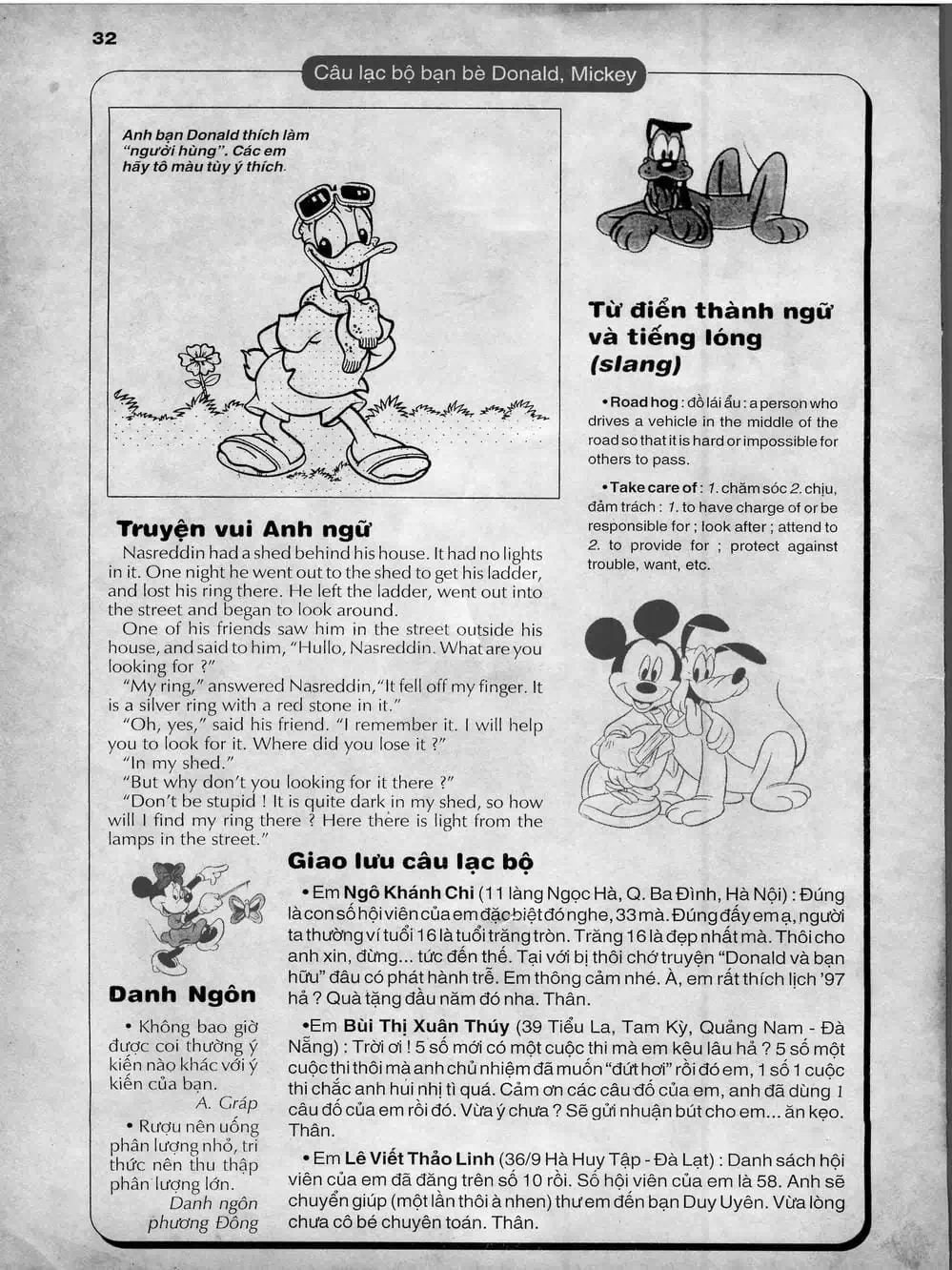 Truyện Tranh Donald Và Bạn Hữu trang 2