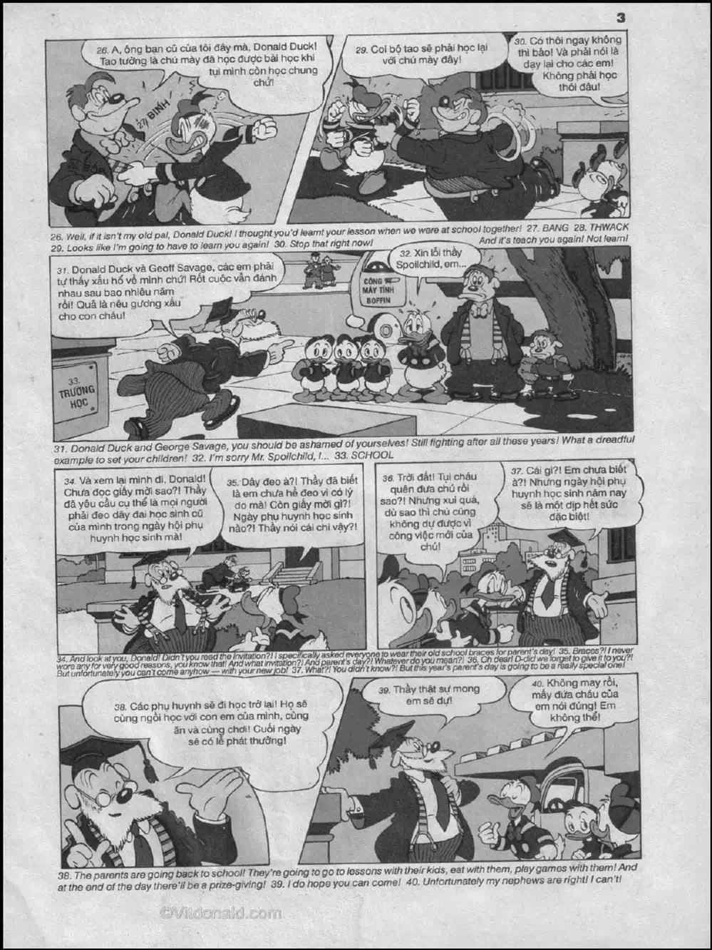 Truyện Tranh Donald Và Bạn Hữu trang 2
